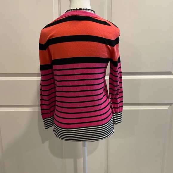 LOFT by Ann Taylor Button Up Cardigan in Fun Fuscia - Womens S - Picture 6 of 10